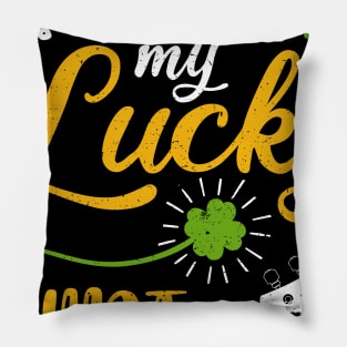 Guitar This is My Lucky Shirt St Patrick's Day Pillow