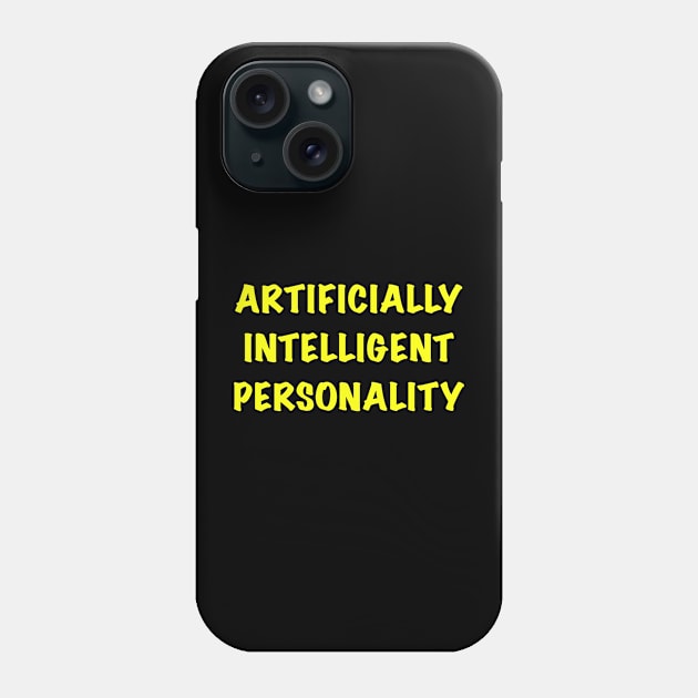 Artificially intelligent personality Phone Case by Srichusa