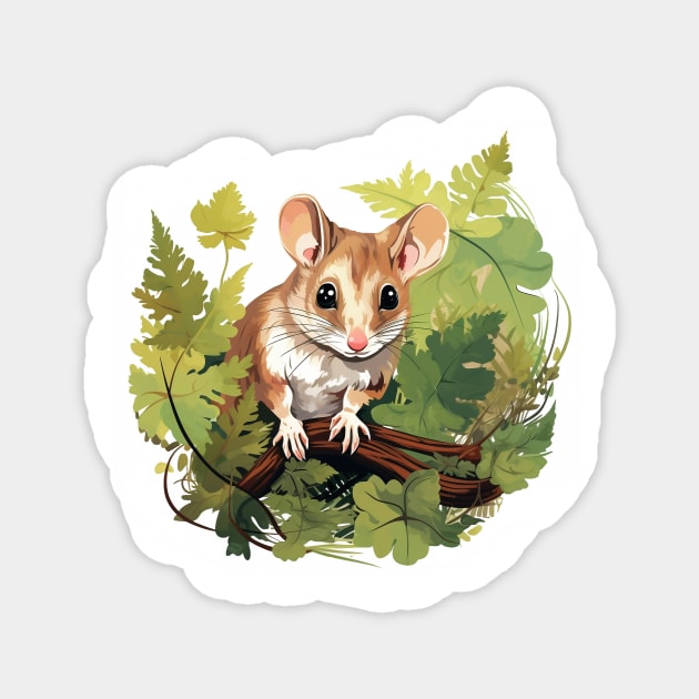 Dormouse Magnet by zooleisurelife