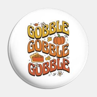 Thanksgiving Delight Typography Pin