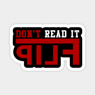 do not read flip cool design Magnet