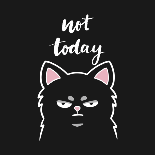 Not Today Kitty - Dark T-Shirt