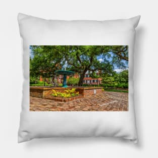 Columbia Square Savannah Georgia Pillow