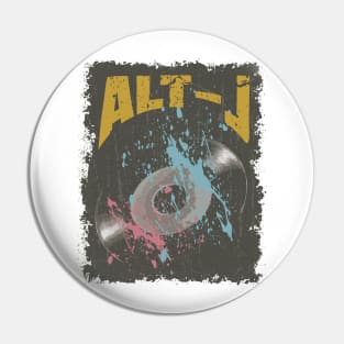 Alt-J Vintage Vynil Pin