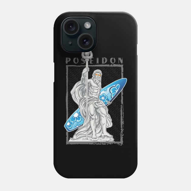 poseidon surf Phone Case by PJcriativo