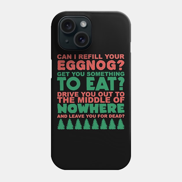 can i refill  your eggnogg Phone Case by crackdesign