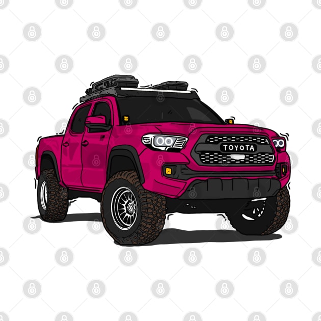 Toyota 4Runner Pink by 4x4 Sketch