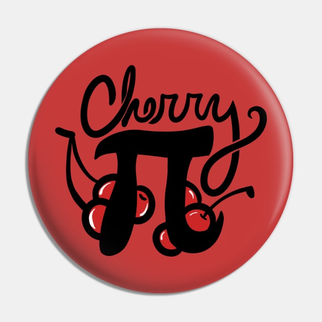 Pi Day Cherries Pin by bubbsnugg