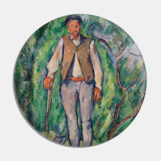 Gardener by Paul Cezanne Pin by Classic Art Stall