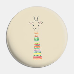 A Giraffe Pin