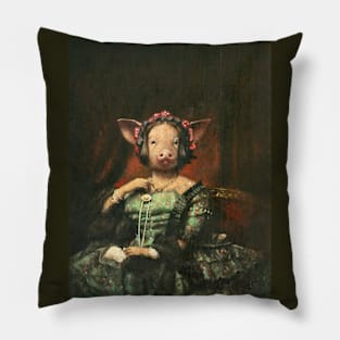 Victorian Mrs Pig Pillow