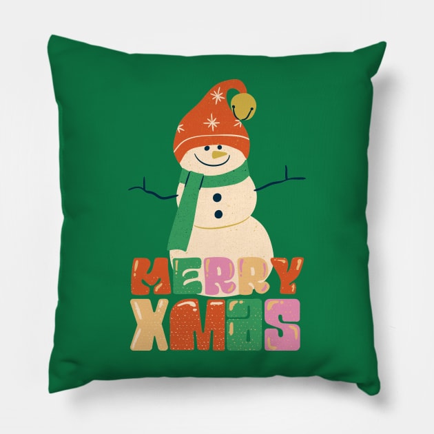 MERRY XMAS Pillow by FUMANTO