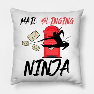 Mail Slinging Ninja Pillow