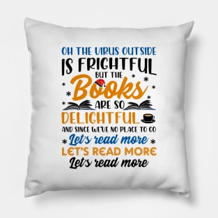 Bookish Christmas Gift Pillow