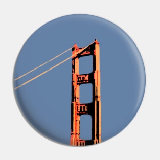 Golden Gate Bridge Tower San Francisco 2 Pin