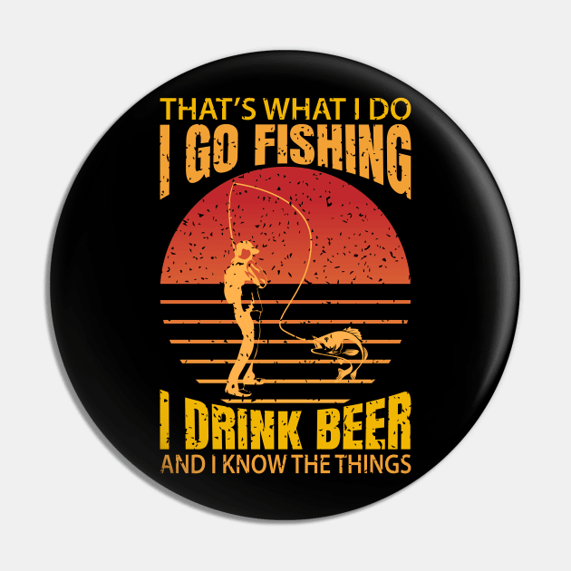 Fishing and Beer Pin by wearmarked