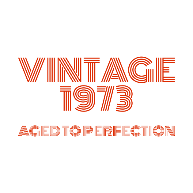 Vintage 1973 Aged to perfection. Aged To Perfection TShirt TeePublic
