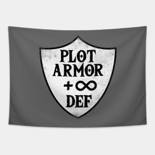 Plot Armor (for light-colored shirts) Tapestry