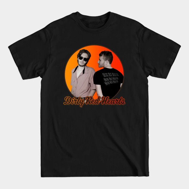 Discover Retro Dirty Red Hearts - Band Merchandise - T-Shirt