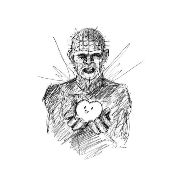 Pinhead's wee heart by AnnabelleLecter