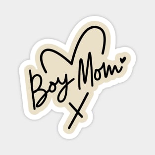 Boy Mom; mom; mom of boys; sons; mother; mommy; mama; mother's day; gift; gift for mom; gift from child; son; husband; mom's birthday; boy mama; Magnet