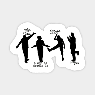 Arrested Development Chicken Dance (Black Graphic) Magnet