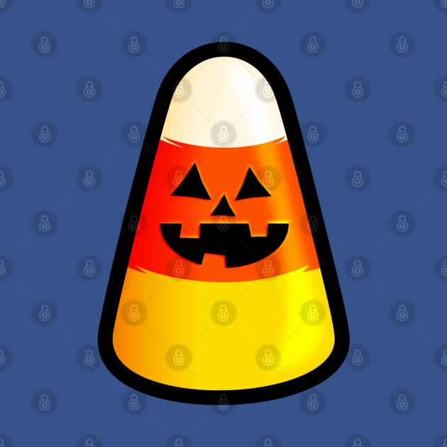 Halloween Candy Corn Jack O Lantern by MerchFrontier