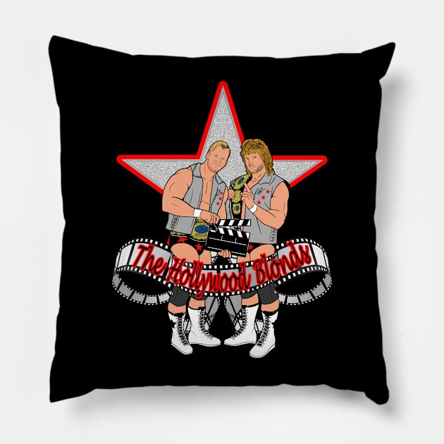 The Blondes of hollywood Pillow by jasonwulf