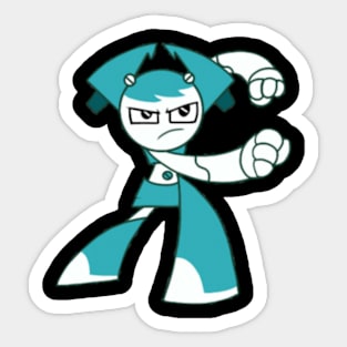 teenage robot Sticker for Sale by GreasyGerbil