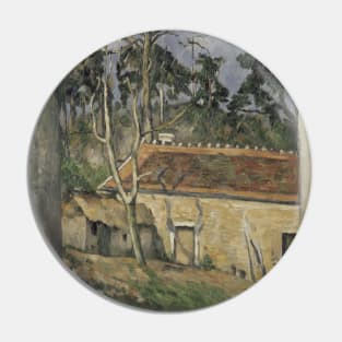 Farmyard by Paul Cezanne Pin