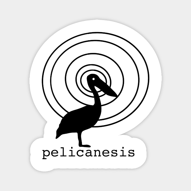 Telekinesis Pelican - Pelicanesis Magnet by Kangavark