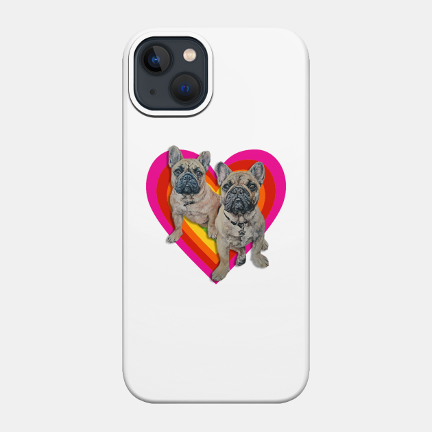 A heart full of Frenchies! - Frenchie Dog - Phone Case