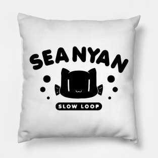 Slow Loop Sea Nyan Pillow