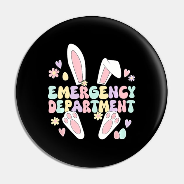 Er Easter Nurse Crew Easter Day ncy Room Nurses Bunny Pin by Ro Go Dan