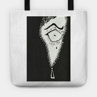 Eye zipper Tote