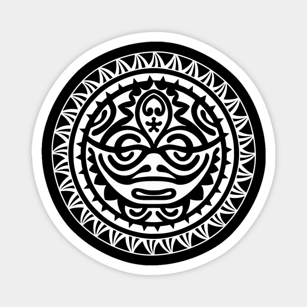 Polynesian tiki style Magnet by Tikitattoo