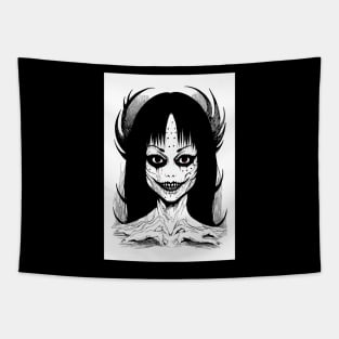 Horror Girl Tapestry