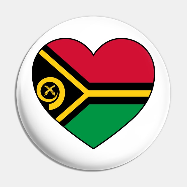 Heart - Vanuatu Pin by Tridaak