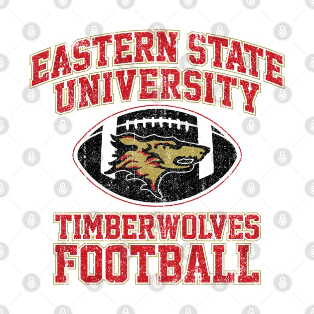 Eastern State University Timberwolves Football (Variant) by huckblade