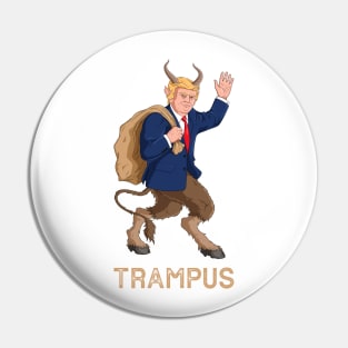 Trampus Krampus Anti Trump Halloween Christmas 2020 Pin