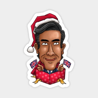 Rishi Sunak Christmas Gift Box Magnet