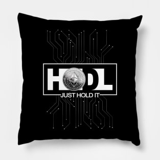 Just Hodl Ethereum ETH Pillow