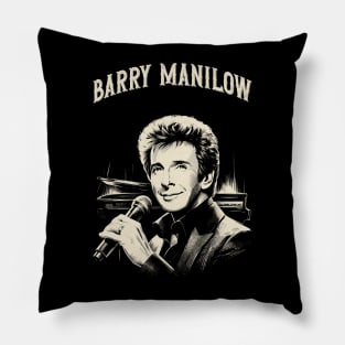 barry manilow Pillow