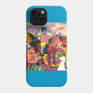 Krishna in the Andes Phone Case