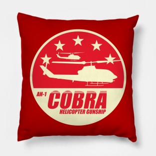 AH-1 Cobra Helicopter Gunship Pillow