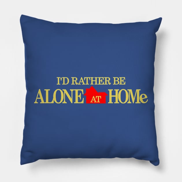 Alone at Home Pillow by stevegoll68