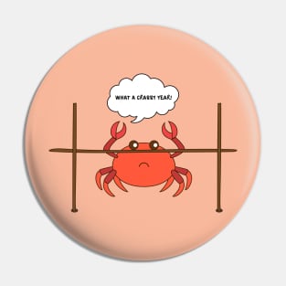 Crabby Limbo Dance Pin