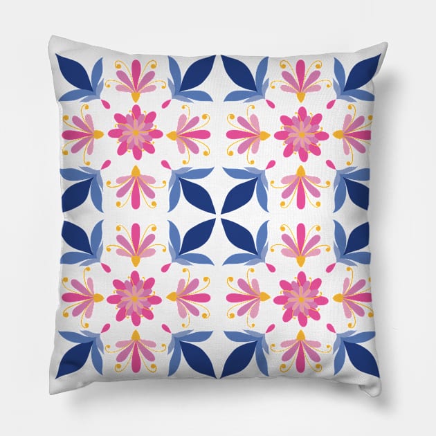 FOLIAGE FLORAL Pillow by MAYRAREINART