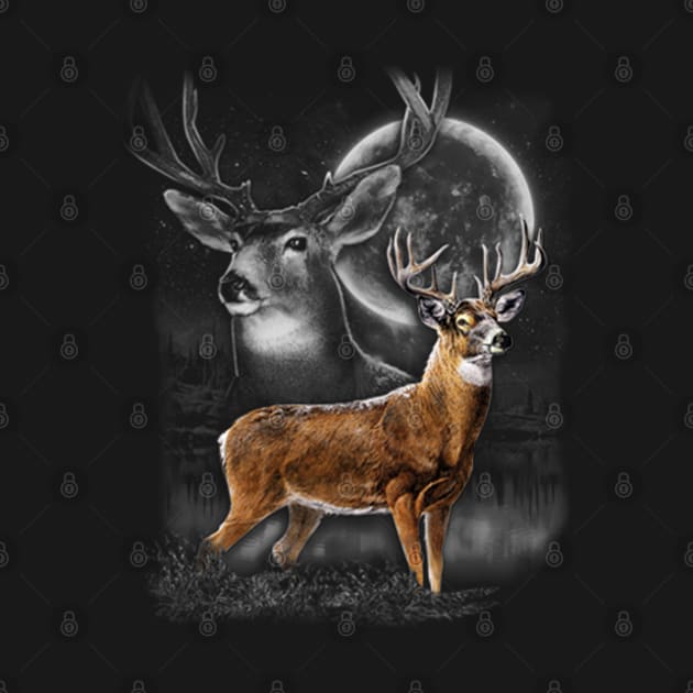 White Tailed Deer by KA Creative Design