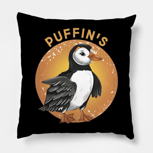 Puffin Pillow by NomiCrafts